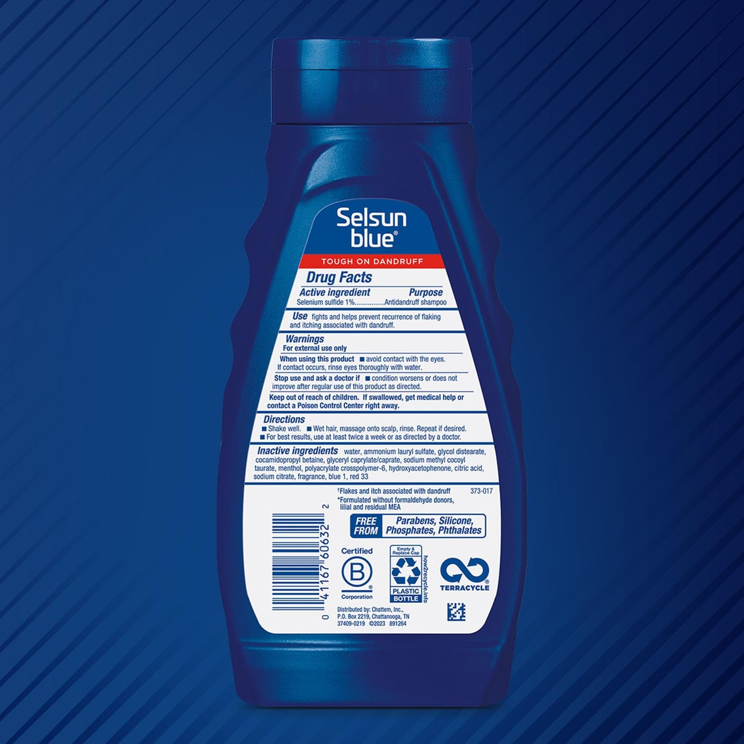 Selsun Blue Maximum Strength Medicated Shampoo – Instant Scalp Relief & Flake Control