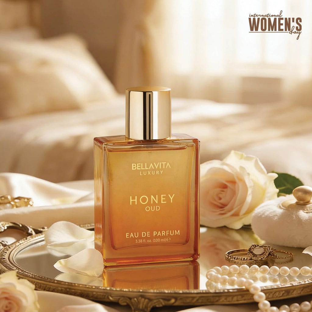 BellaVita Honey Oud Eau De Parfum – Sweet Amber Oud Luxury Unisex Fragrance