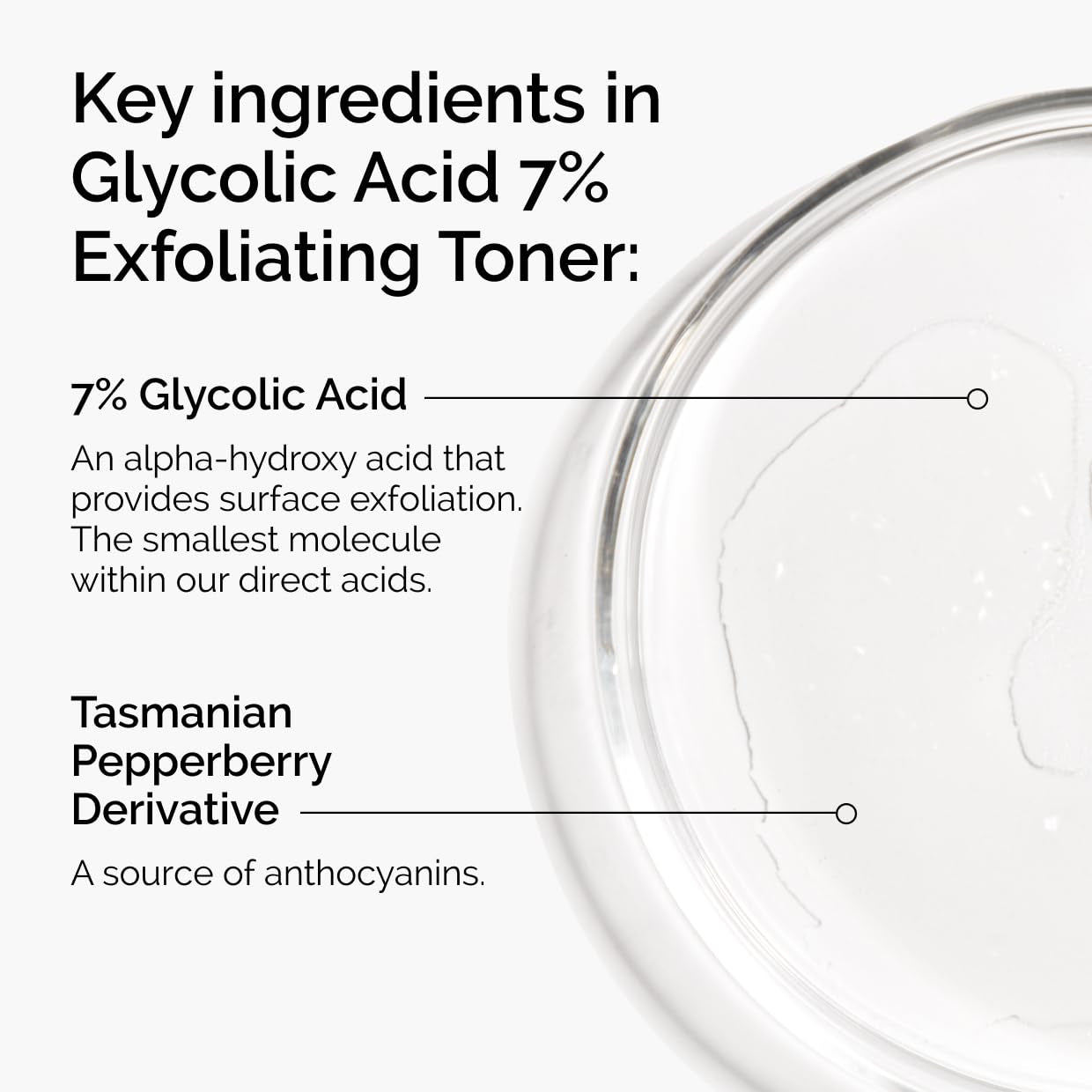 The Ordinary Glycolic Glow Toner 7% – Brightening Exfoliating Toner for Smooth, Radiant Skin