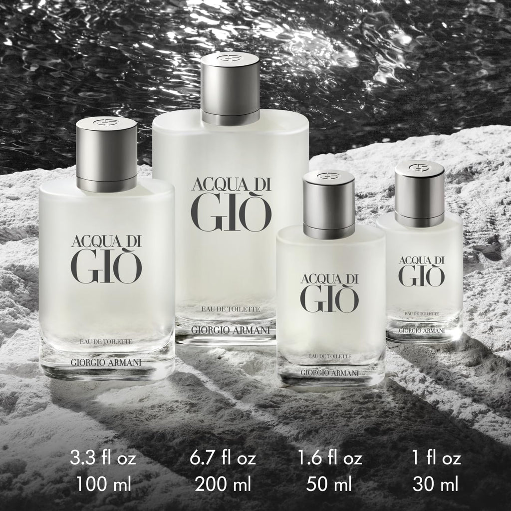 Armani Acqua di Giò Eau de Toilette – Fresh Aquatic Citrus Luxury Men’s Cologne
