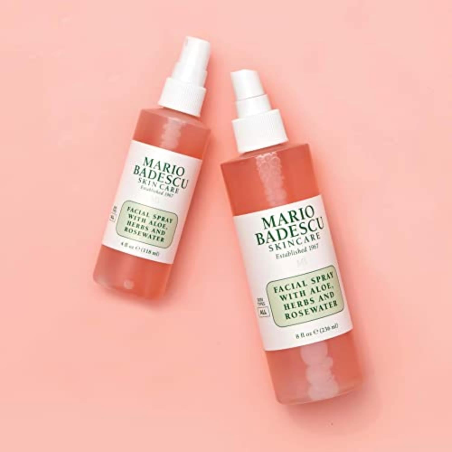 Mario Badescu Rosewater Glow Facial Mist – Hydrating Aloe Face Spray for Radiant Skin