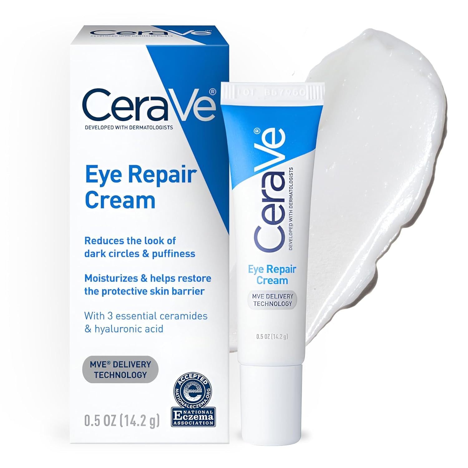 CeraVe Hydrating Eye Repair Cream – Puffiness & Dark Circle Care