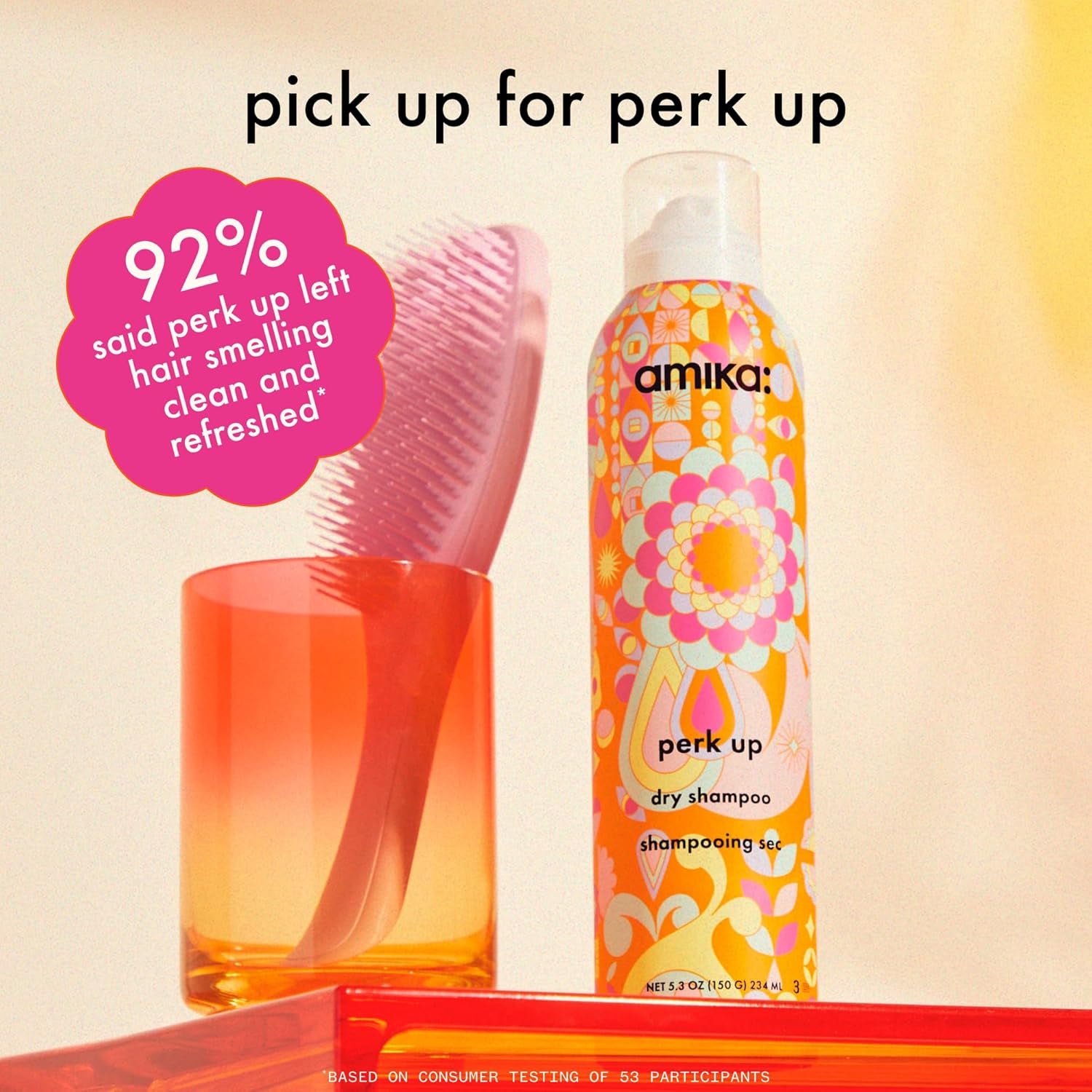 amika Perk Up Talc-Free Dry Shampoo – Oil Absorbing Root Refresh with Instant Volume & No White Residue