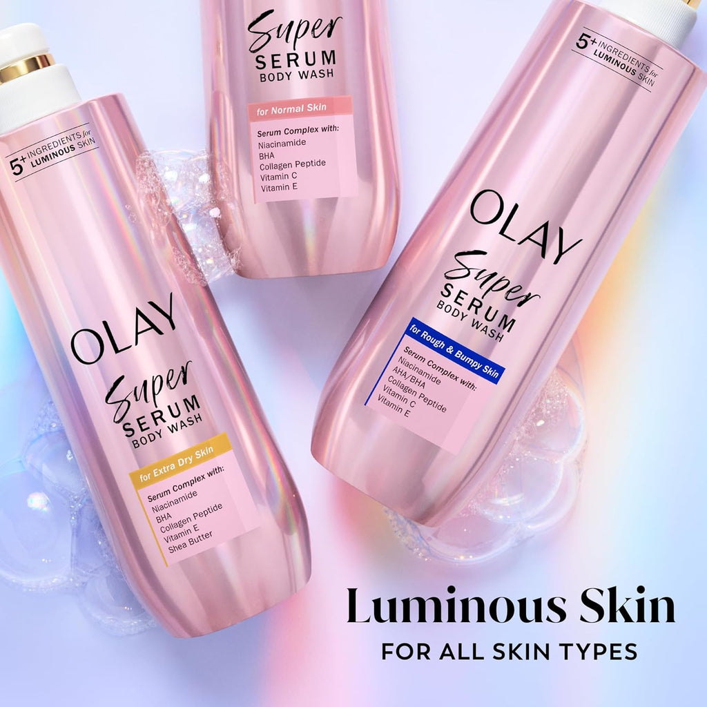 Olay Super Serum Body Wash – 24H Hydration & Luminous Skin