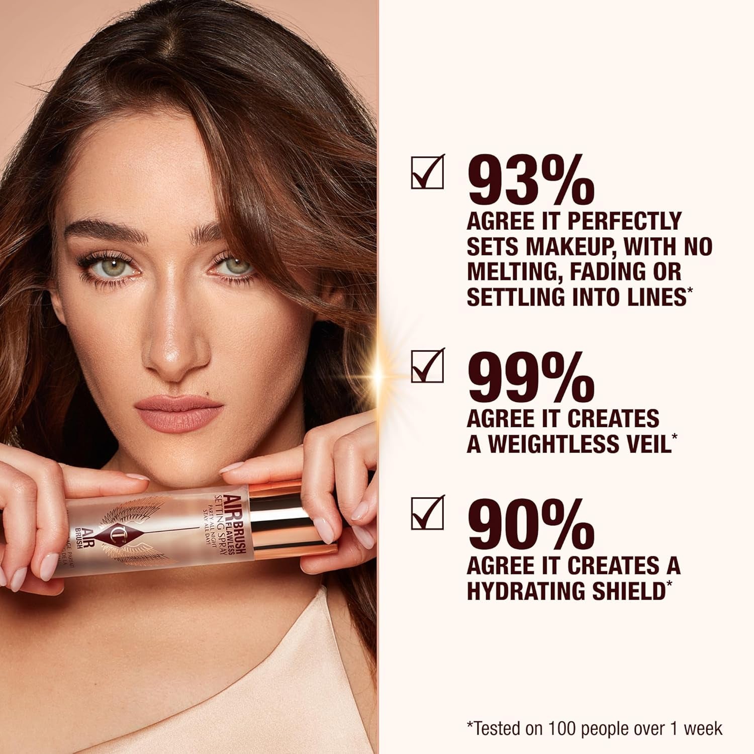 Charlotte Tilbury Airbrush Flawless Setting Spray – Hydrating 16HR Makeup Lock Mist