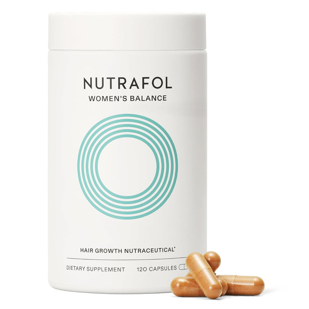 Nutrafol Women’s Balance Hair Growth Capsules – Clinically Proven Thicker, Fuller Hair Support for Women 45+