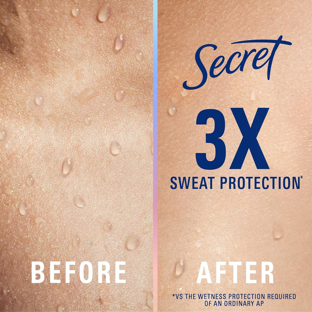Secret Clinical Strength 100HR Antiperspirant Deodorant – Clear Gel Stress Protection (Women)
