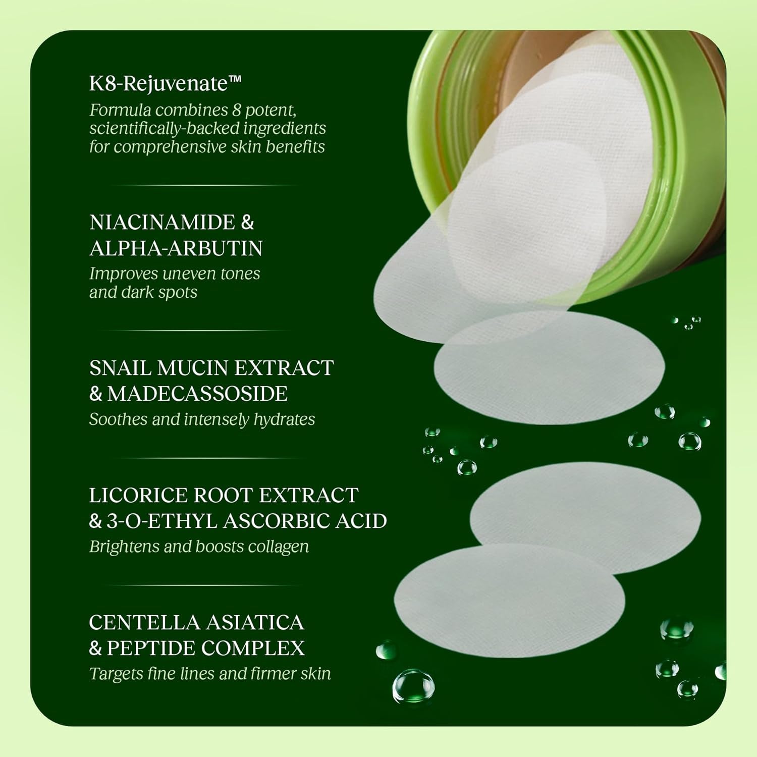 Radiance Toning Polish Pads – Dark Spot & Wrinkle Treatment