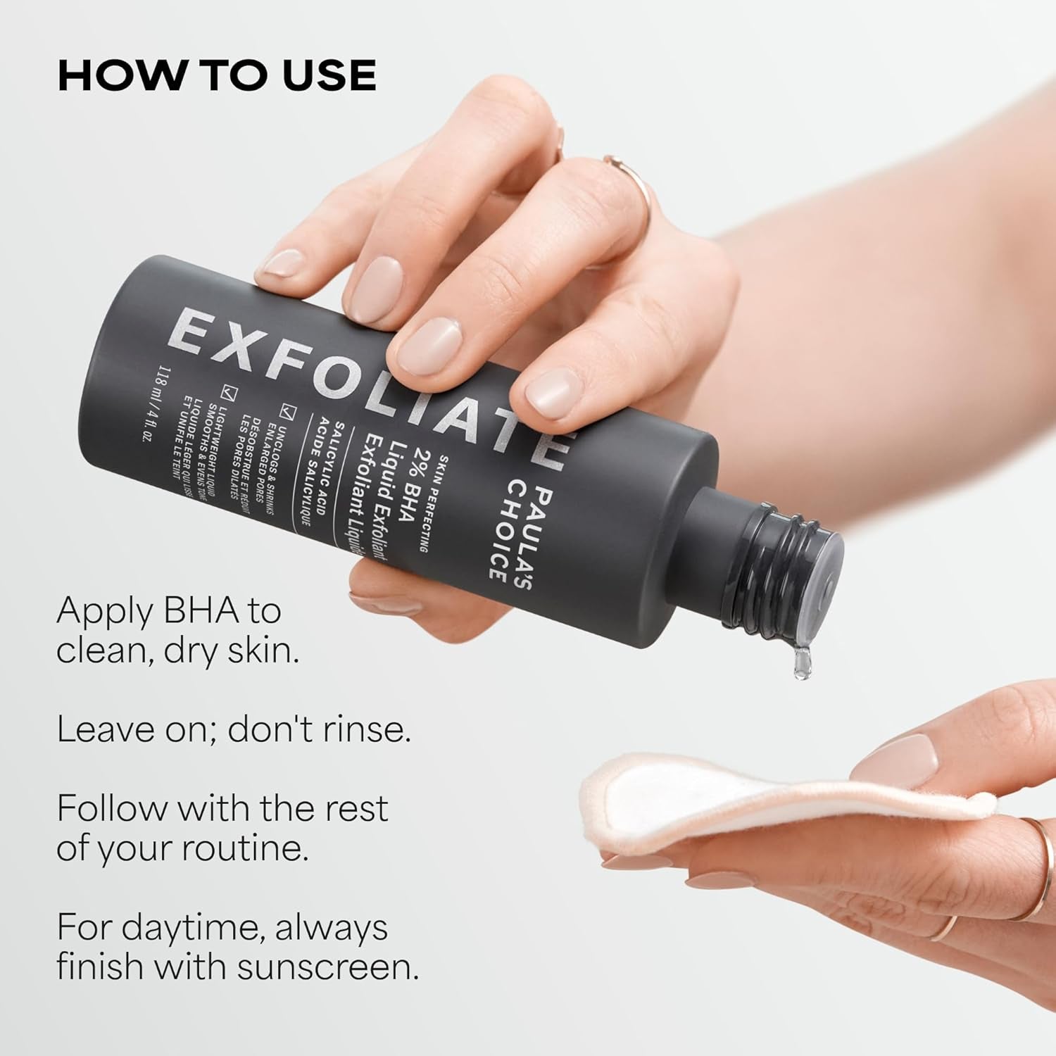 Paula’s Choice 2% BHA Liquid Exfoliant – Salicylic Acid Pore Minimizing Toner for Clear, Smooth Skin