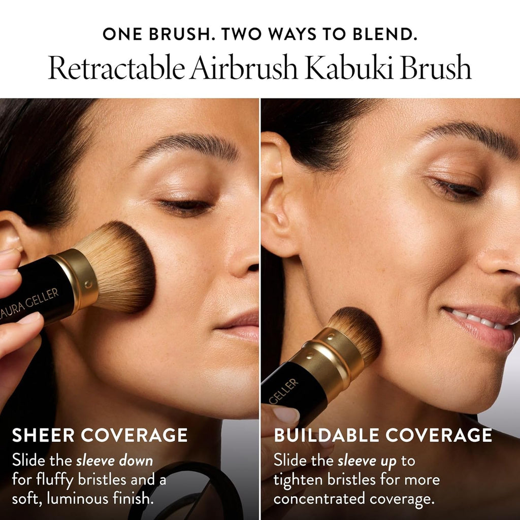 Laura Geller Baked Glow Foundation – Satin Finish Buildable Powder Foundation