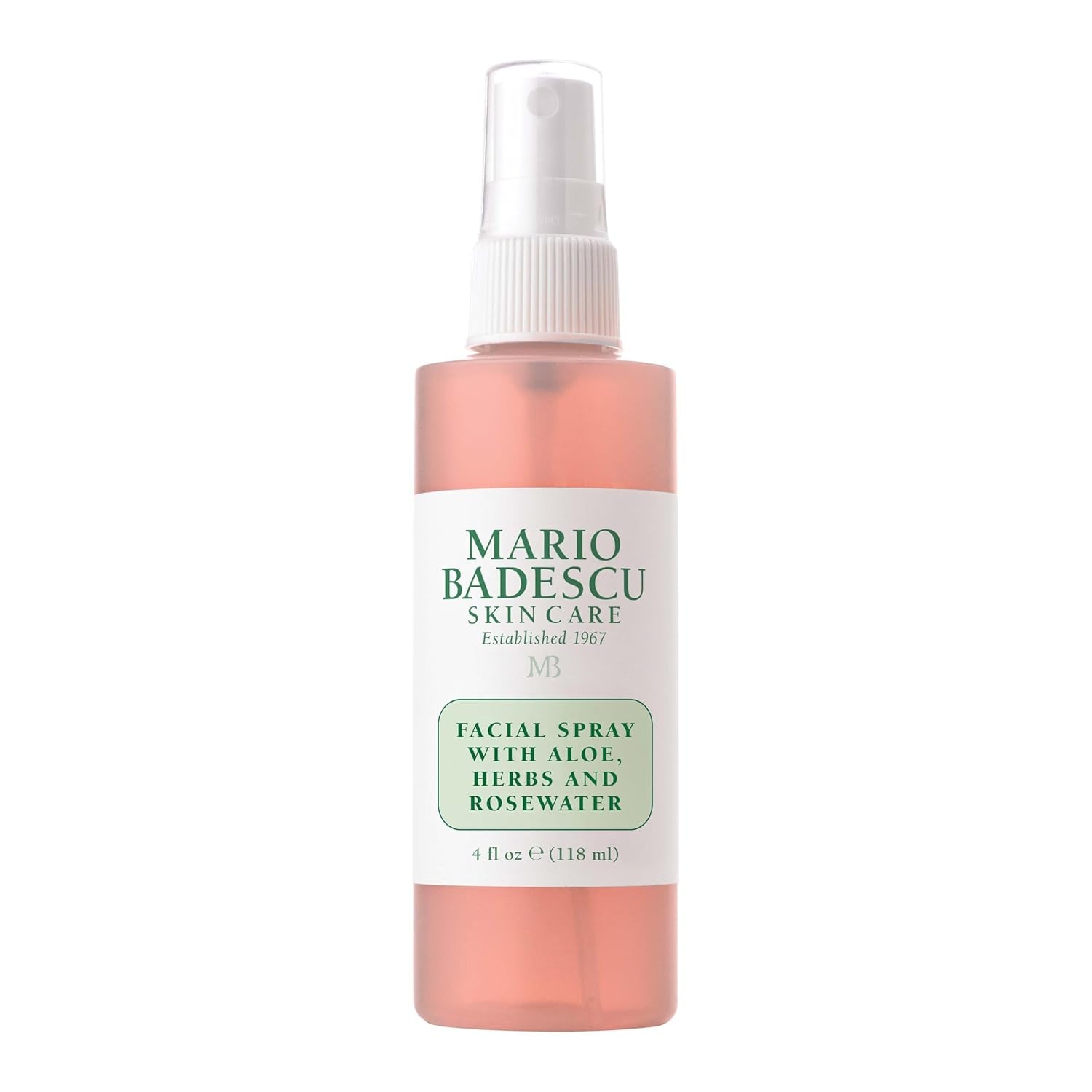 Mario Badescu Rosewater Glow Facial Mist – Hydrating Aloe Face Spray for Radiant Skin