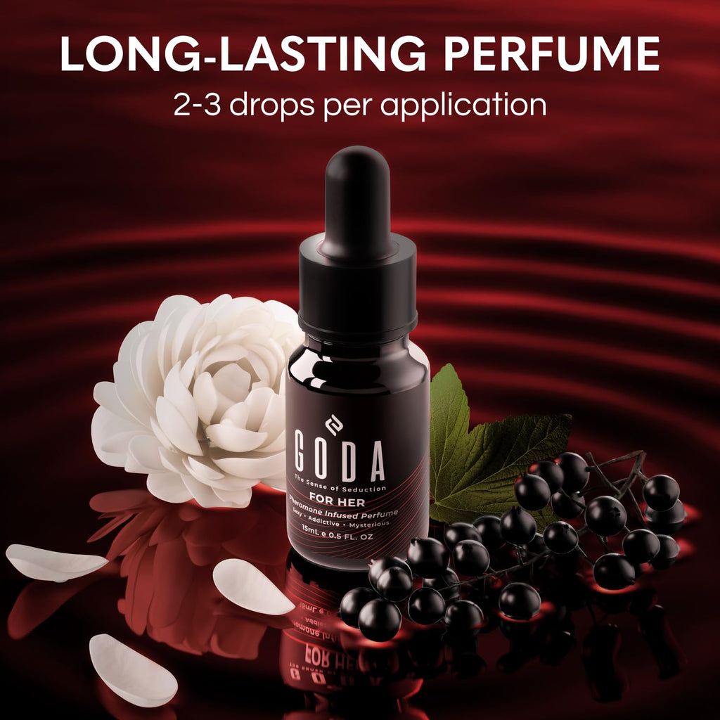 GODA Pheromone Perfume for Women – Seductive Jasmine Rose Long-Lasting Fragrance