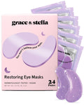 Grace & Stella Retinol Under Eye Patches – Dark Circle & Puffiness Repair (24 Pairs)