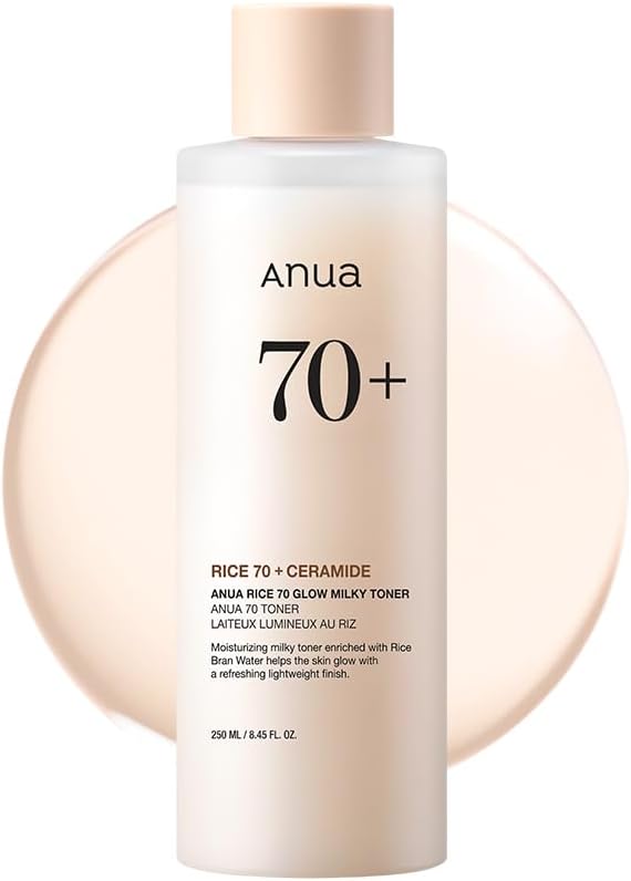 ANUA Rice Glow Milky Toner – Glass Skin Hydration & Brightening