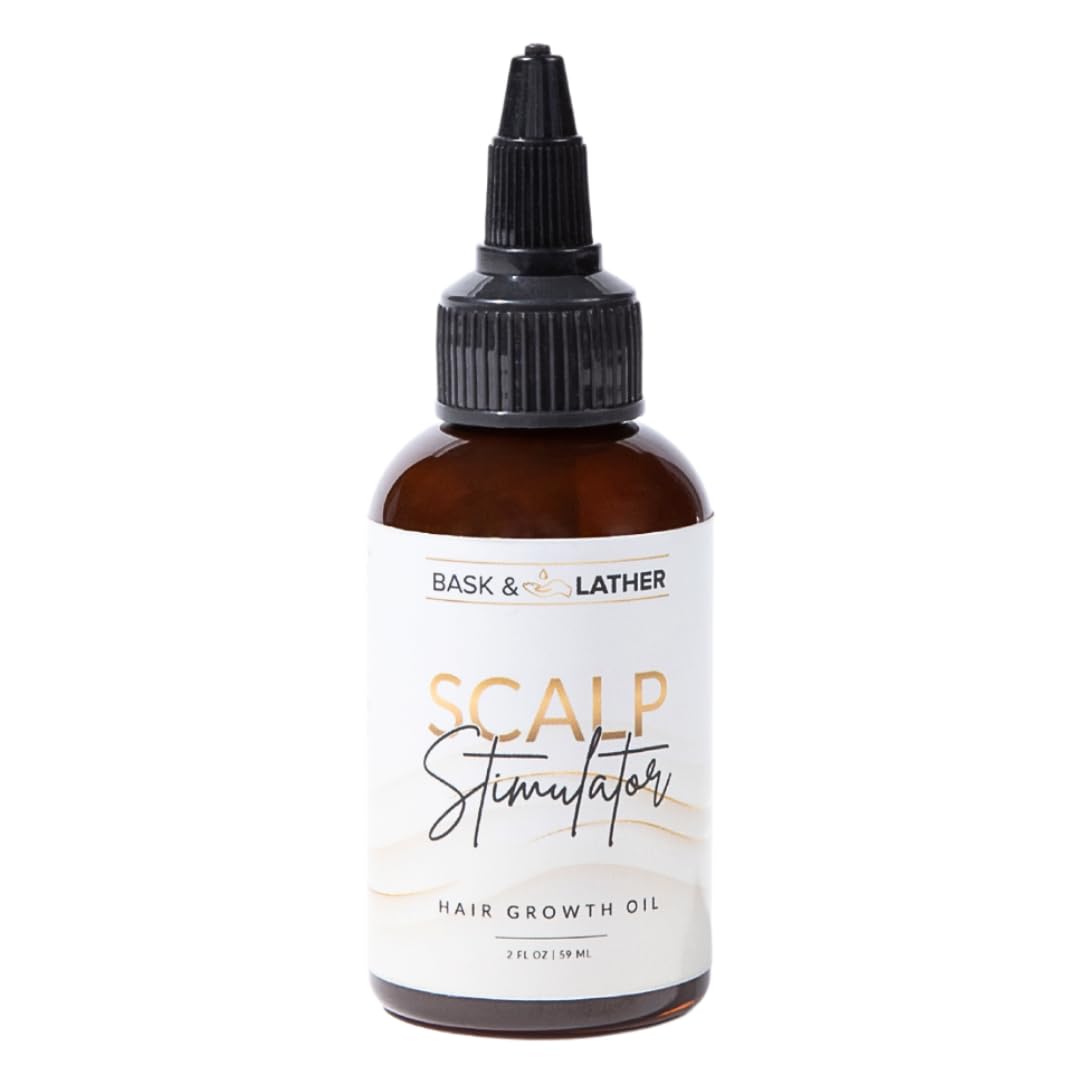 Revitalize Your Hair with Our Cold Pressed Mint & Rosemary Scalp Stimulator Oil - Organic Growth Solution for All Hair Types, 2 Fl Oz
