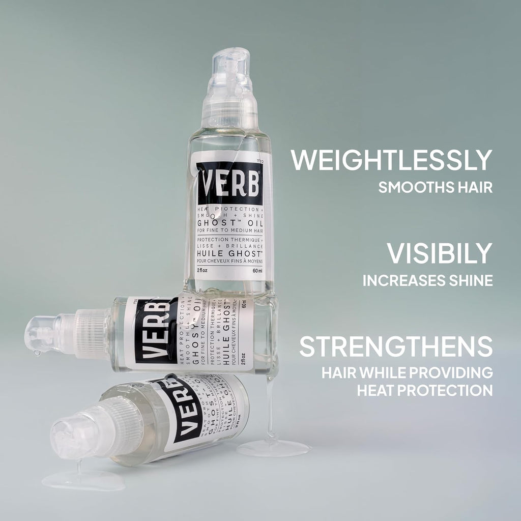 VERB Ghost Oil – Weightless Moringa-Infused Hair Oil for Frizz-Free Shine