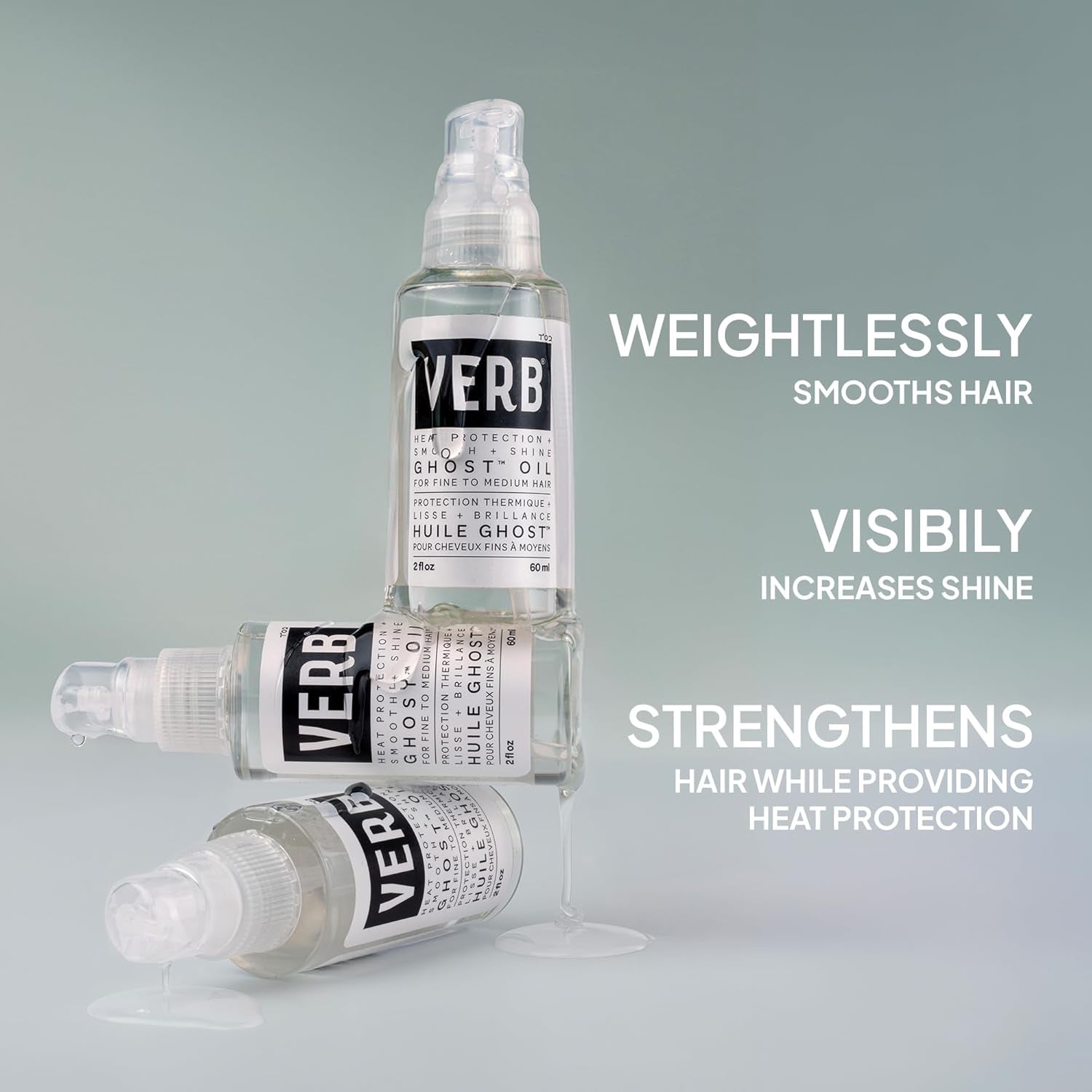 VERB Ghost Oil – Weightless Moringa-Infused Hair Oil for Frizz-Free Shine
