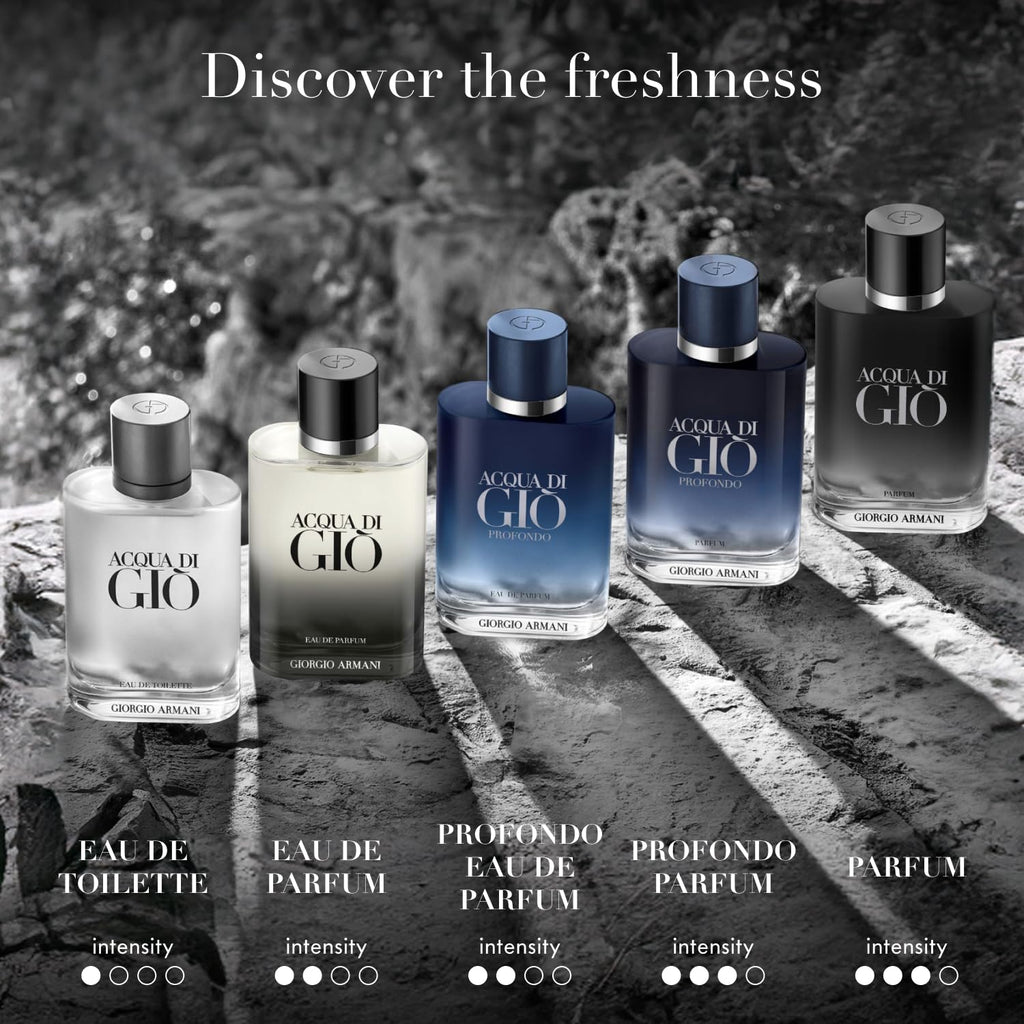 Armani Acqua di Giò Eau de Toilette – Fresh Aquatic Citrus Luxury Men’s Cologne