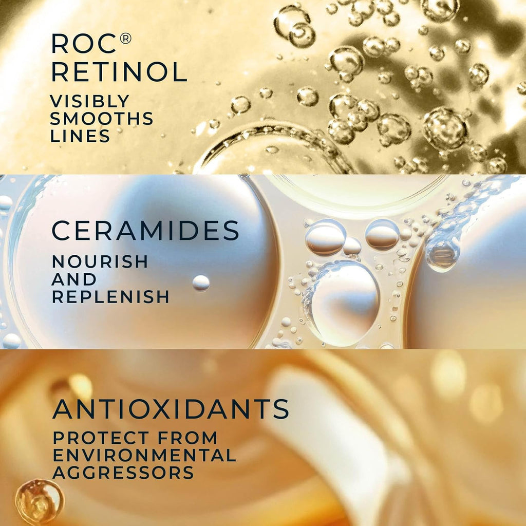 Retinol Correxion Anti-Aging Wrinkle Night Serum, Retinol Serum for Face, Daily Treatment for Fine Lines, Post Acne Scars, 30 Capsules, Unscented, 0.35 Fl Oz