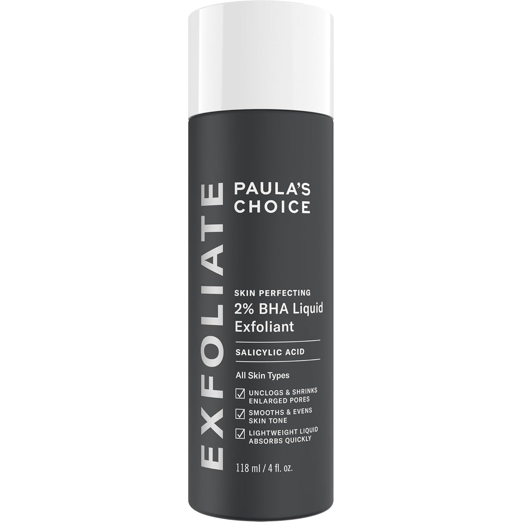 Paula’s Choice 2% BHA Liquid Exfoliant – Salicylic Acid Pore Minimizing Toner for Clear, Smooth Skin