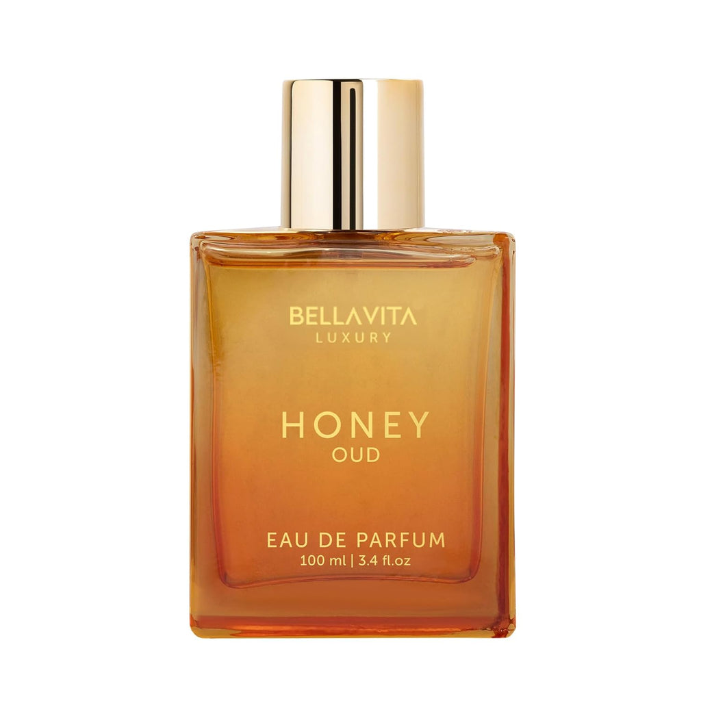 BellaVita Honey Oud Eau De Parfum – Sweet Amber Oud Luxury Unisex Fragrance