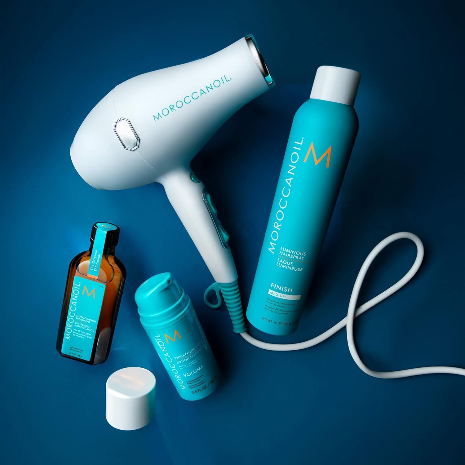 Moroccanoil Luminous Hairspray – Medium Hold Argan Oil Finish for Shine & Movement