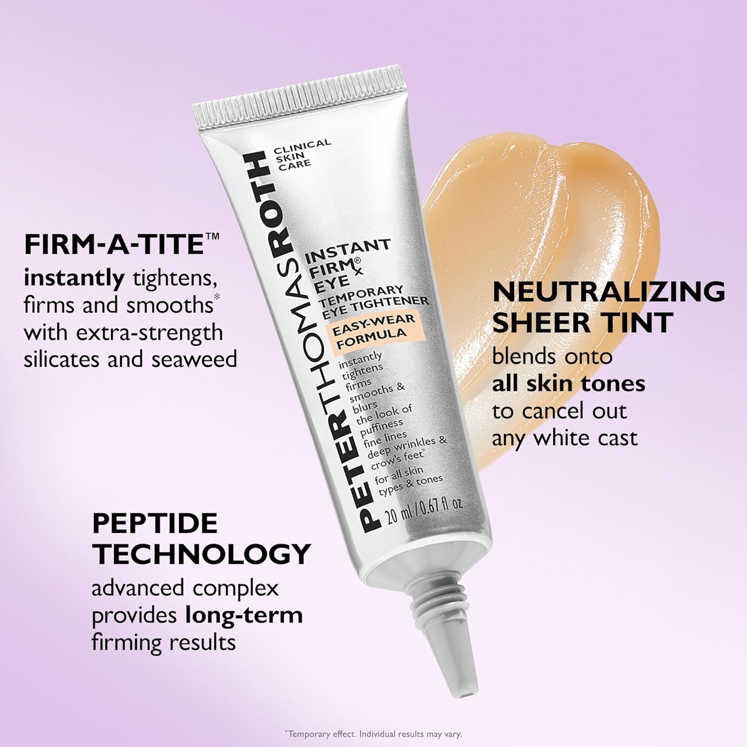 Peter Thomas Roth Instant FIRMx® Eye Tightener – Temporary Under-Eye Lift & Wrinkle Smoother