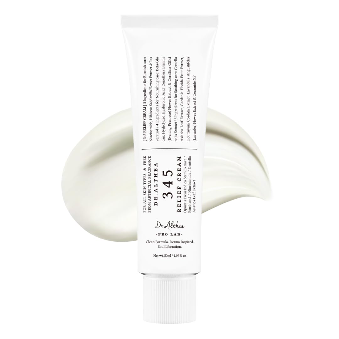 Dr.Althea 345 Relief Cream – PDRN Recovery Moisturizer for Calm, Clear Glass Skin