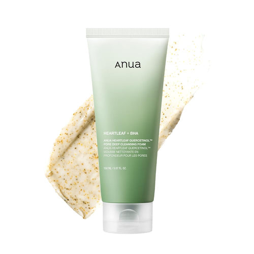 ANUA Heartleaf Pore Refining Cleansing Foam – Gentle BHA Cleanser