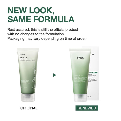 ANUA Heartleaf Pore Refining Cleansing Foam – Gentle BHA Cleanser