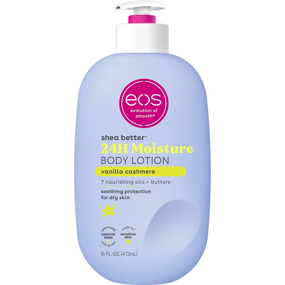 eos Pink Champagne Shea Body Lotion – 24H Glow Hydration