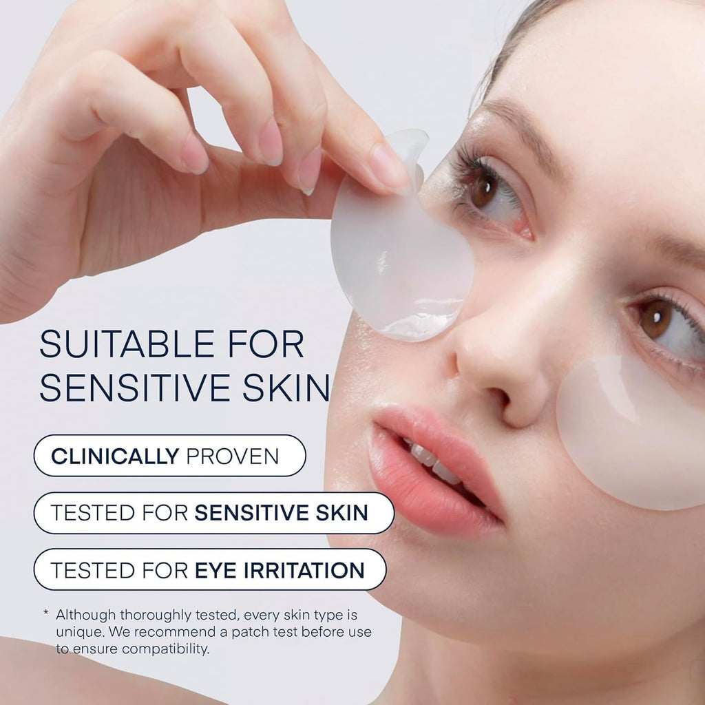 Terez & Honor Korean Hydrogel Eye Patches – Dark Circle & Puffiness Repair (60 Count)