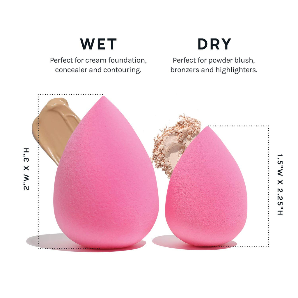 AOA Studio Makeup Sponge Set – 6-Piece Latex-Free Beauty Blender Kit