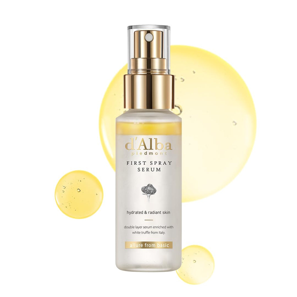 d’Alba White Truffle Glow Mist Serum – Hydrating Vegan Face Spray for Radiant Glass Skin