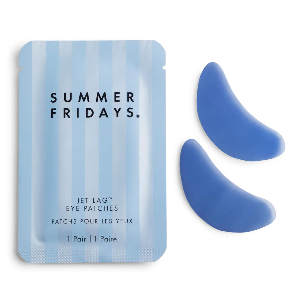 Summer Fridays Jet Lag Eye Patches – Hydrating & Depuffing Caffeine Hydrogel Under-Eye Masks (6 Pairs)