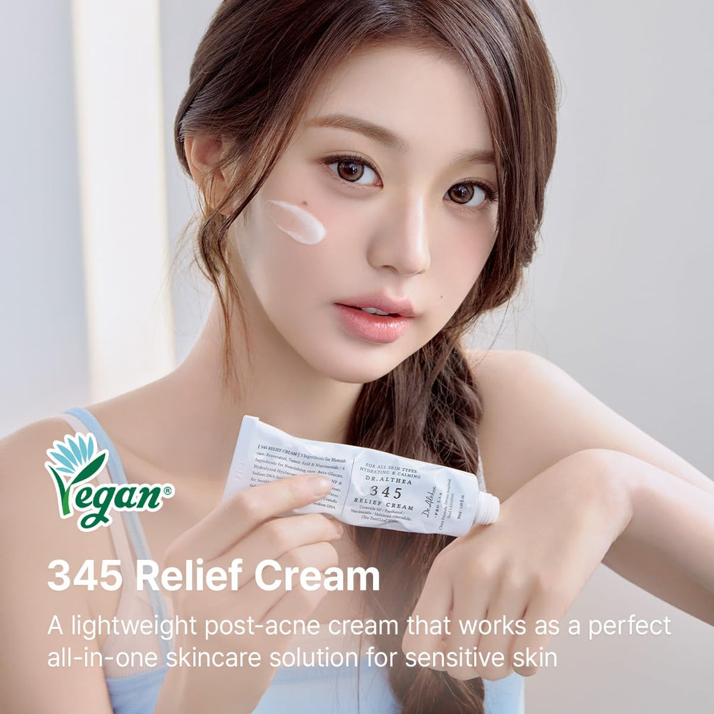 Dr.Althea 345 Relief Cream – PDRN Recovery Moisturizer for Calm, Clear Glass Skin