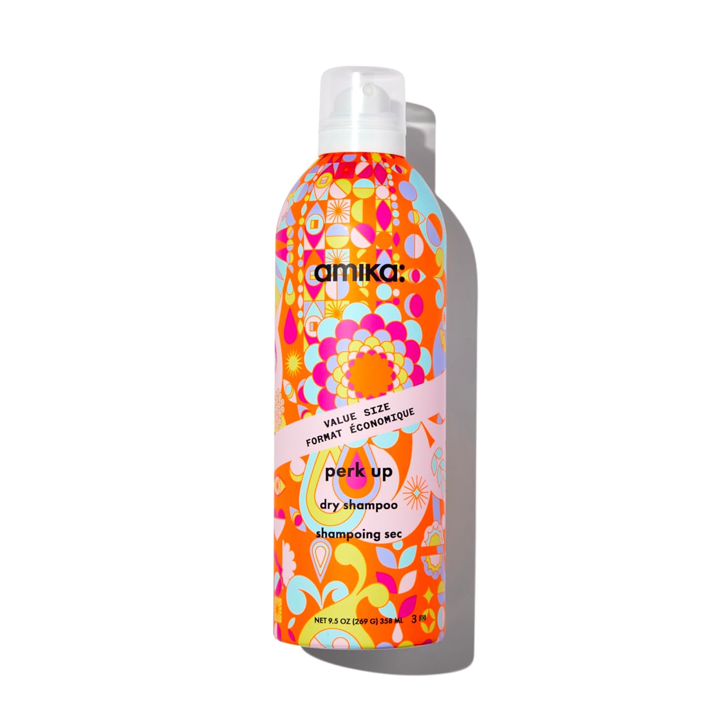 amika Perk Up Talc-Free Dry Shampoo – Oil Absorbing Root Refresh with Instant Volume & No White Residue