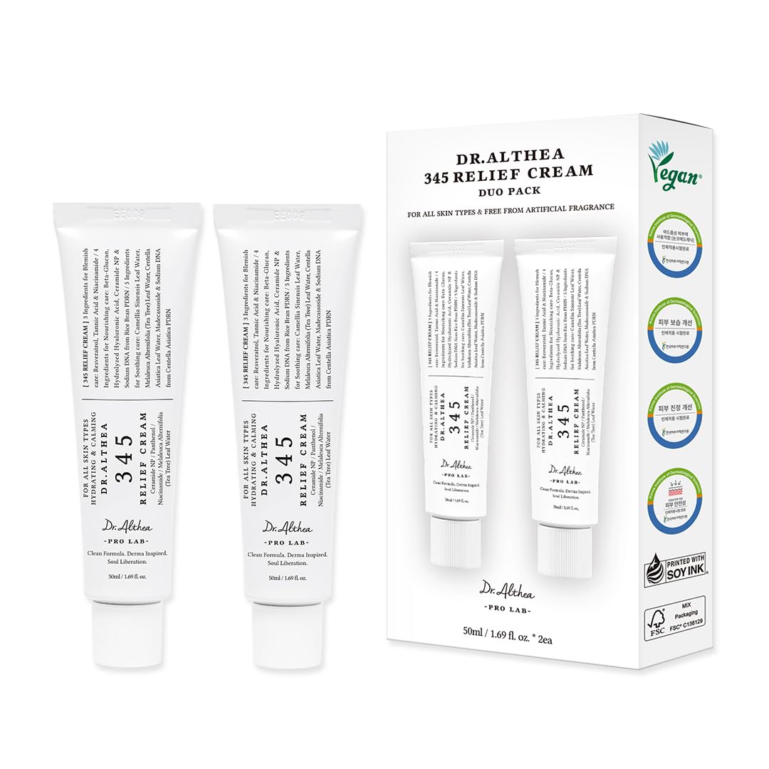 Dr.Althea 345 Relief Cream – PDRN Recovery Moisturizer for Calm, Clear Glass Skin