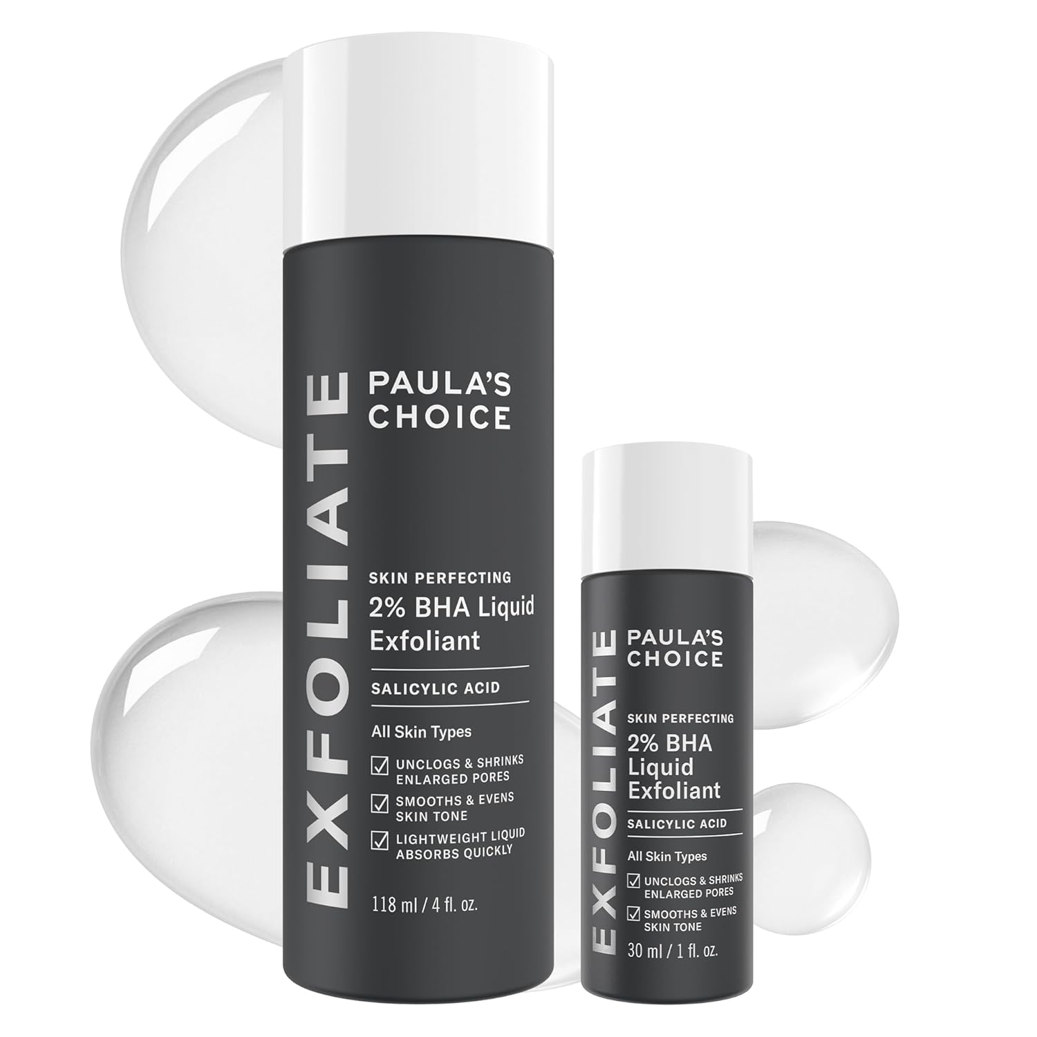 Paula’s Choice 2% BHA Liquid Exfoliant – Salicylic Acid Pore Minimizing Toner for Clear, Smooth Skin