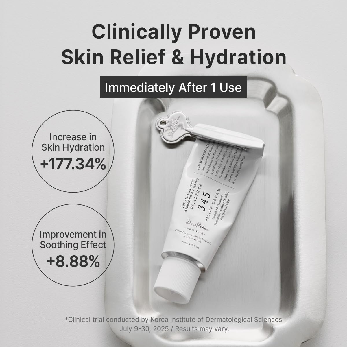 Dr.Althea 345 Relief Cream – PDRN Recovery Moisturizer for Calm, Clear Glass Skin