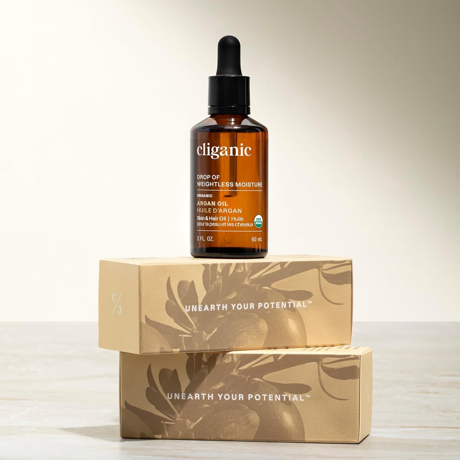 Organic Argan Oil 16Oz with Pump, 100% Pure | Bulk for Hair, Face & Skin (Packaging May Vary)