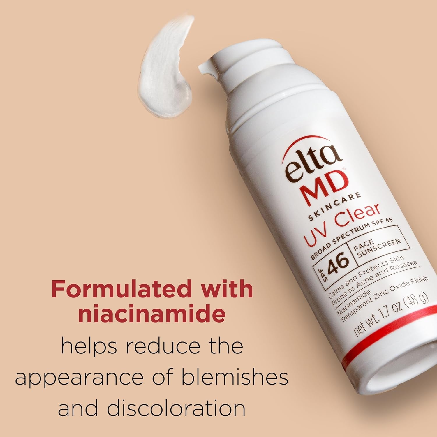 UV Clear Face Sunscreen SPF 46, Oil-Free Sunscreen with Zinc Oxide, Dermatologist Recommended