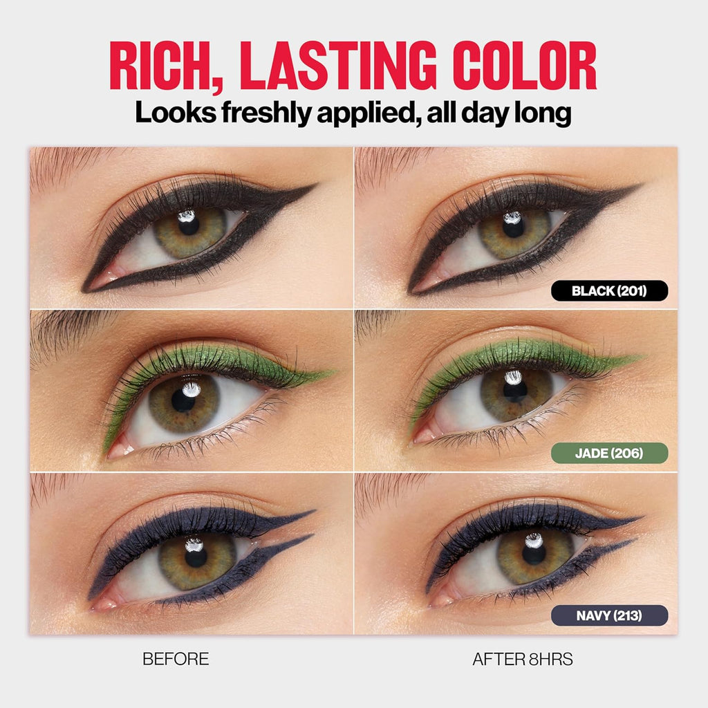 Revlon ColorStay Waterproof Eyeliner Pencil – Smudge-Proof Longwear Black (2 Pack)