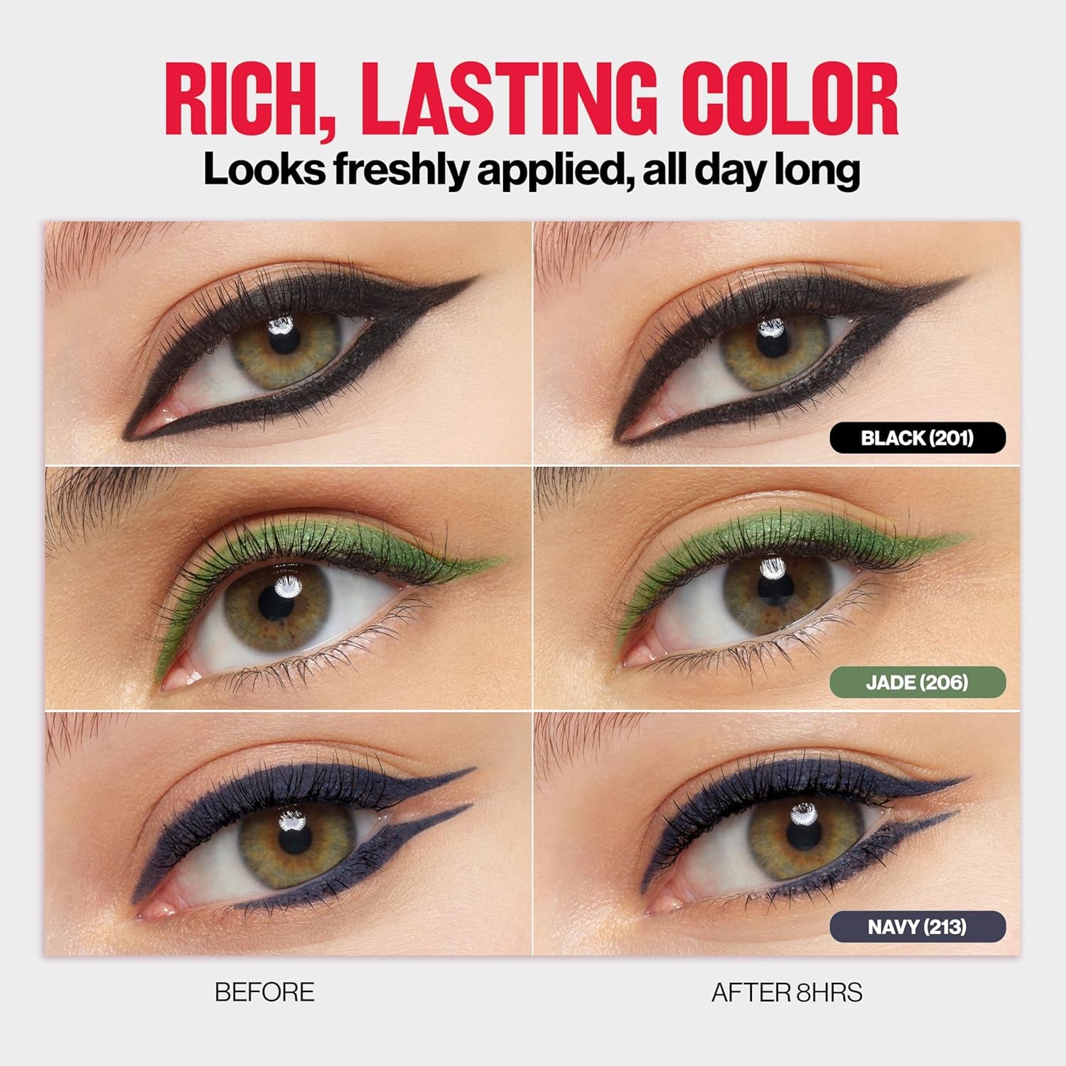 Revlon ColorStay Waterproof Eyeliner Pencil – Smudge-Proof Longwear Black (2 Pack)