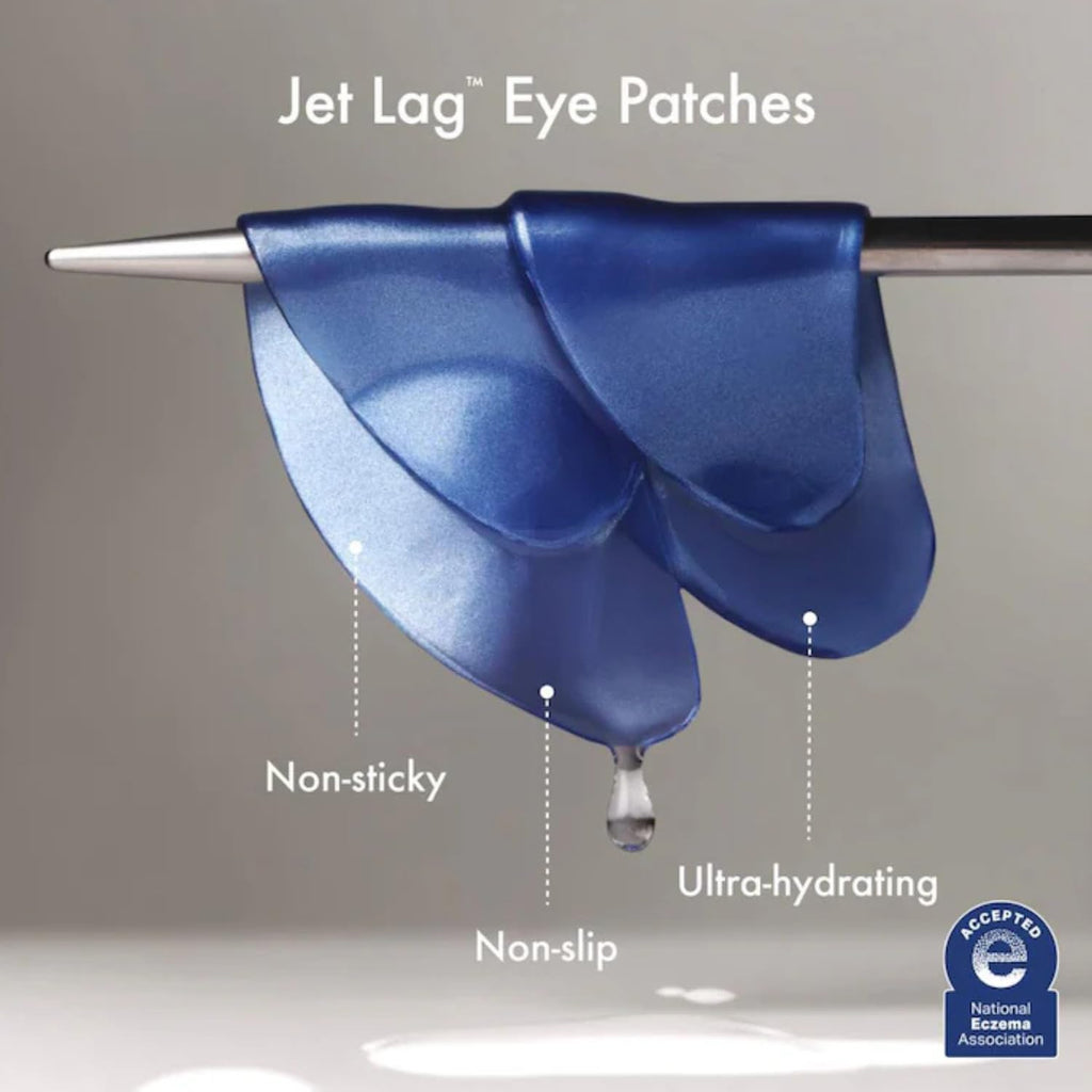 Summer Fridays Jet Lag Eye Patches – Hydrating & Depuffing Caffeine Hydrogel Under-Eye Masks (6 Pairs)