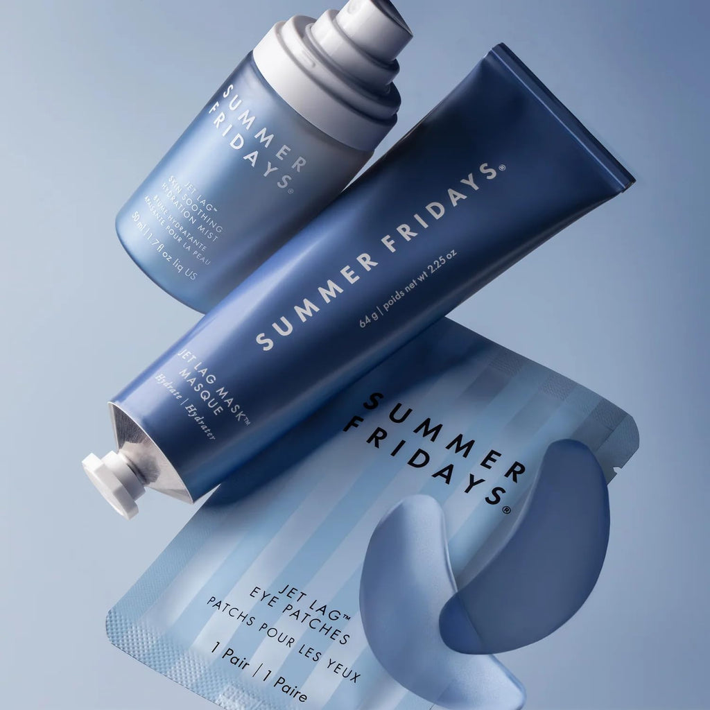 Summer Fridays Jet Lag Eye Patches – Hydrating & Depuffing Caffeine Hydrogel Under-Eye Masks (6 Pairs)