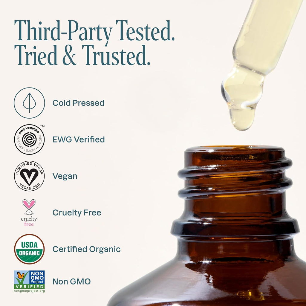 Organic Argan Oil 16Oz with Pump, 100% Pure | Bulk for Hair, Face & Skin (Packaging May Vary)