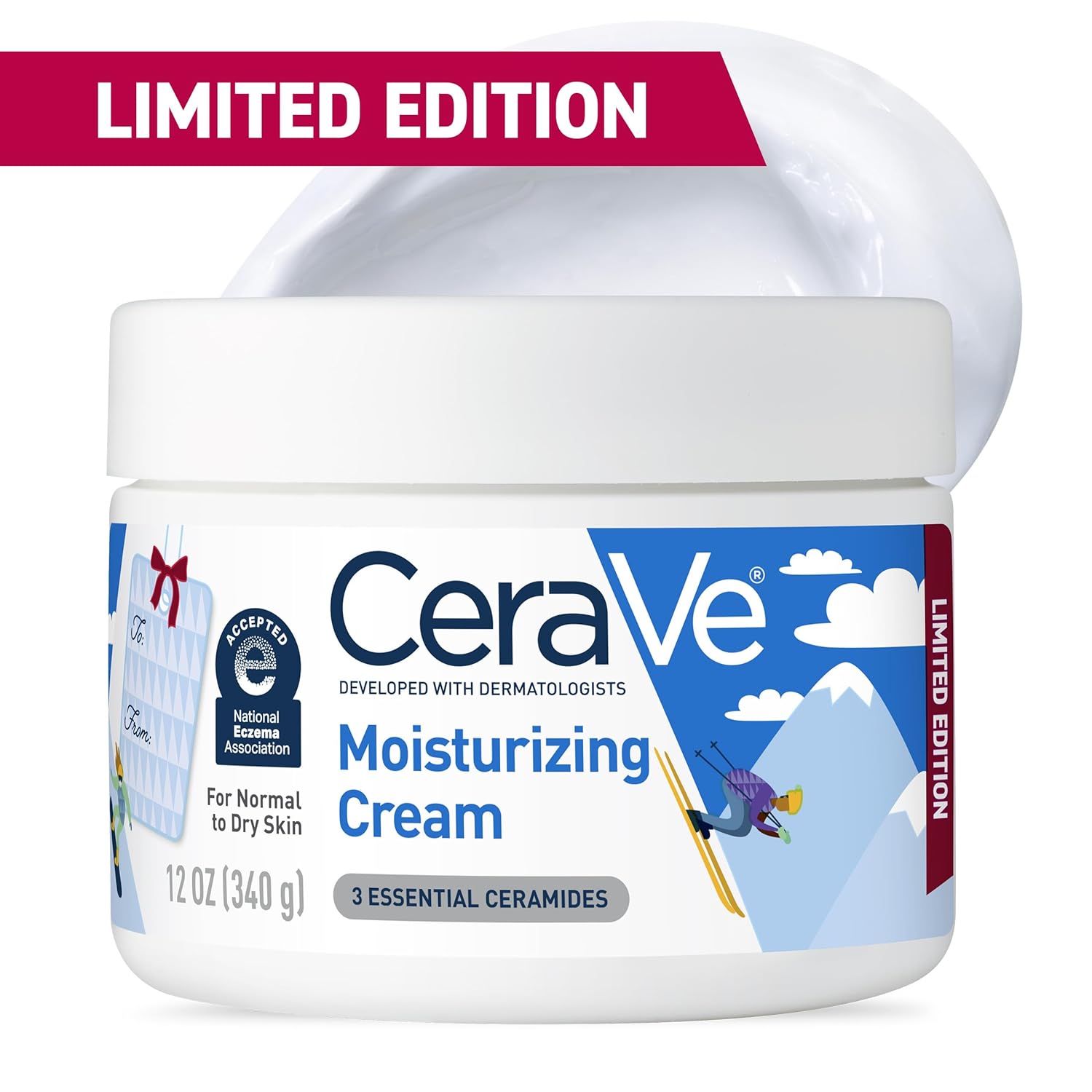 CeraVe Skin Moisturizing Cream, Body and Face Moisturizer for Dry Skin