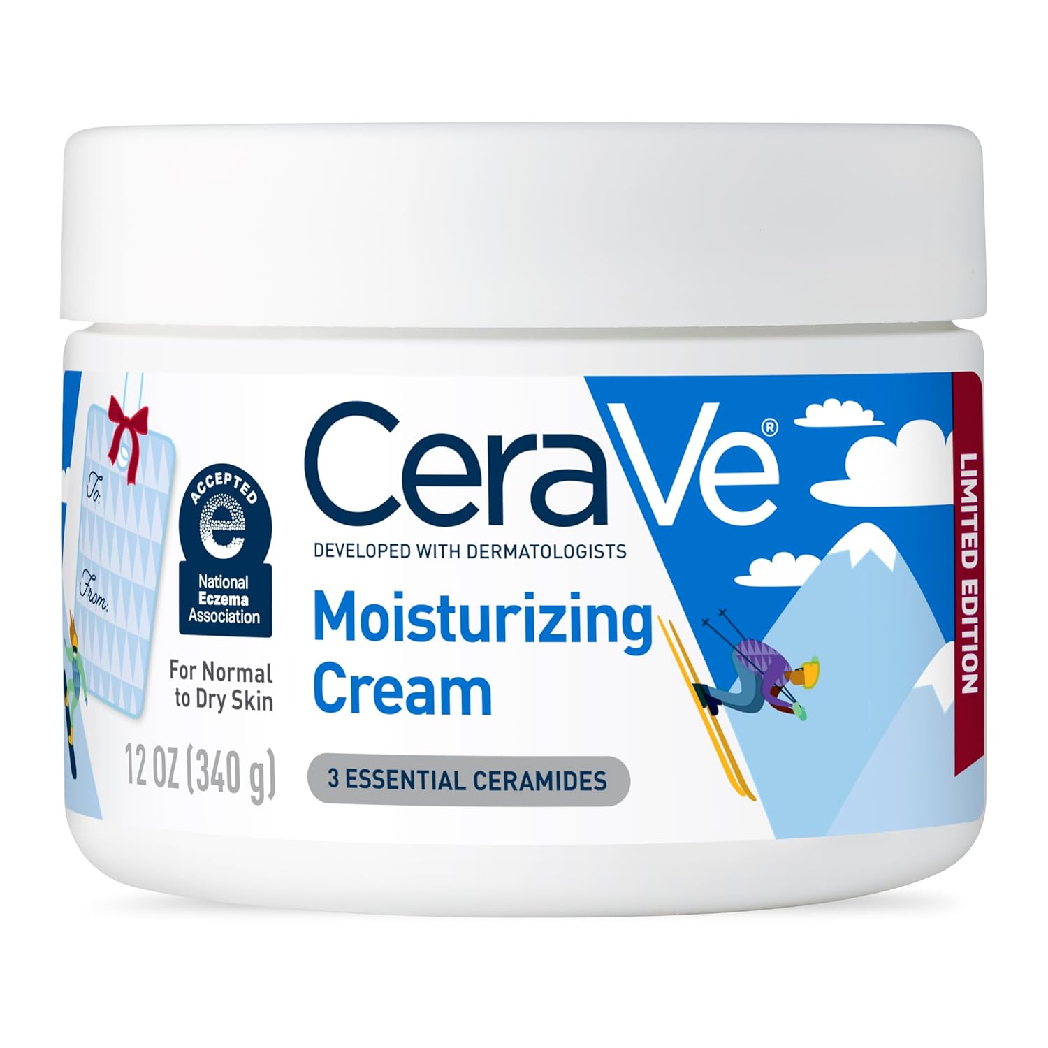CeraVe Skin Moisturizing Cream, Body and Face Moisturizer for Dry Skin