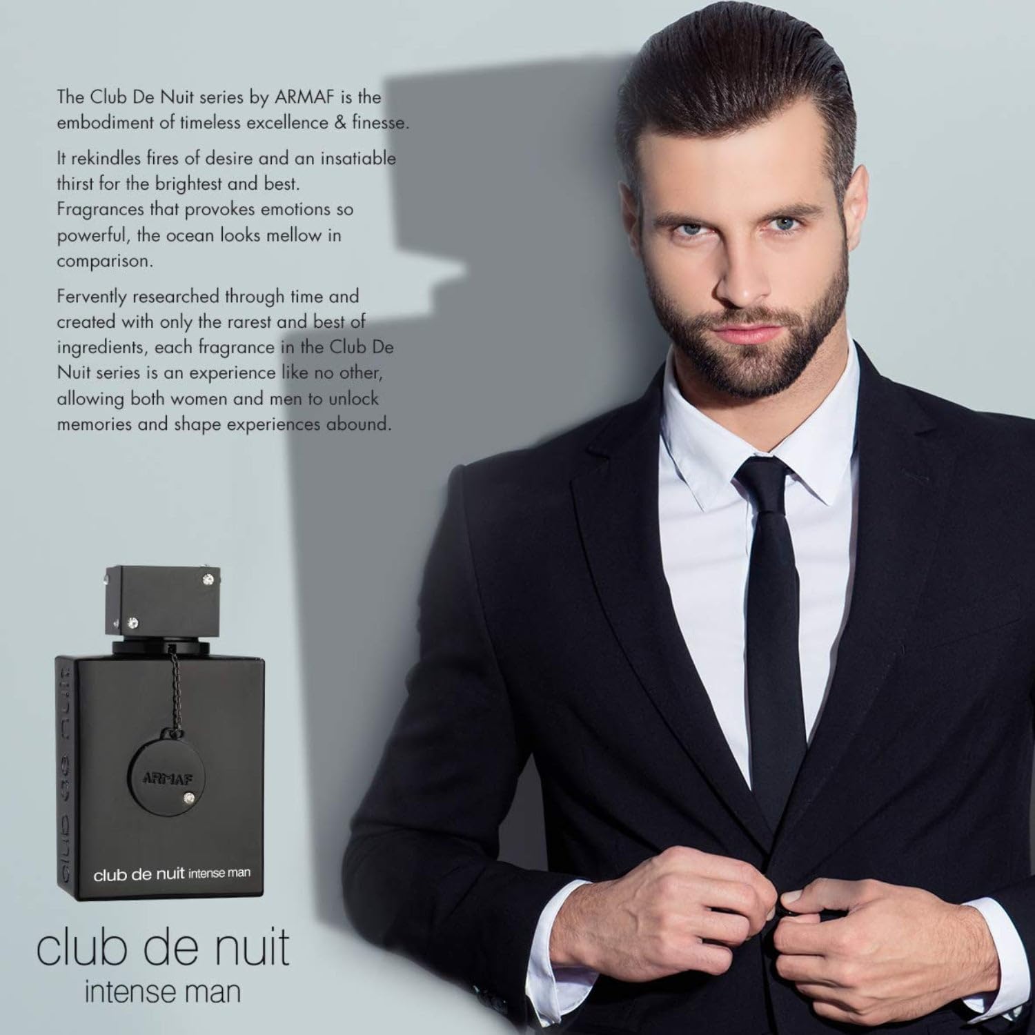 ARMAF Club De Nuit Intense Man EDT – Long-Lasting Luxury Men’s Cologne (3.6 Oz)